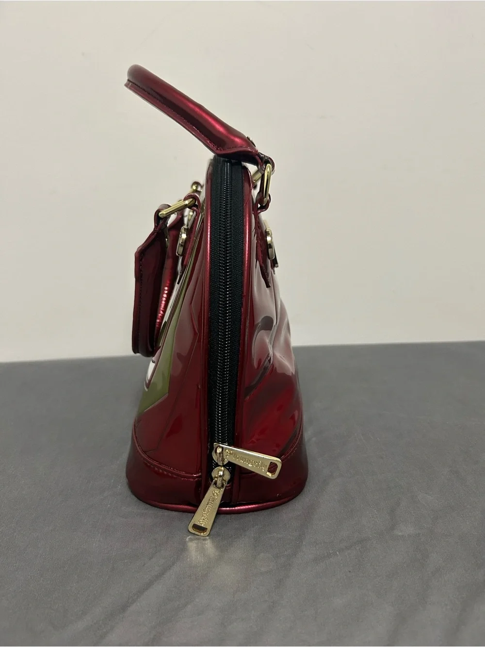 Loungefly Marvel Iron Man Dome Purse Handbag Red Gold - Picture 3 of 8